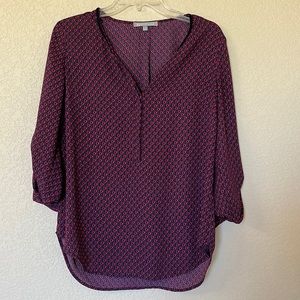 Women’s multi color 3/4 sleeve blouse